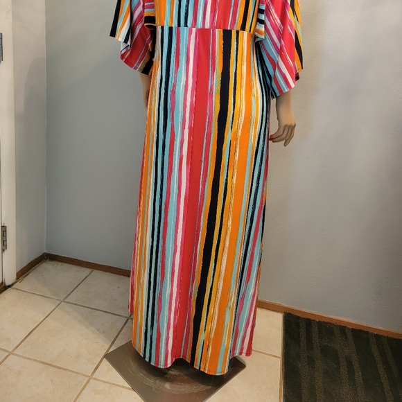 CATO Multicolored Maxi Dress, size 22/24 - Picture 5 of 6